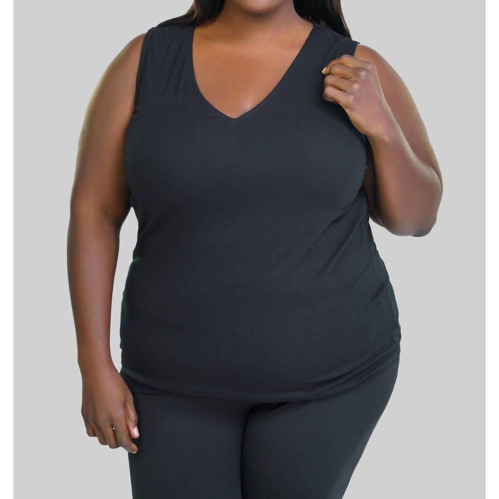 NEW CAPSULE 121 scott top - plus in black